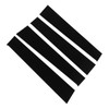 4pcs Black Pillar Posts Door Trim B Pillar Posts Door