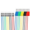 10Pcs Jump Wire Stacked Banana Plug Breadboard Colorful Flexible Silicone