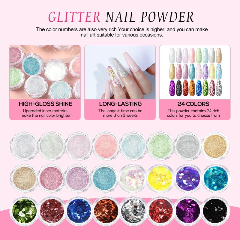 Acrylic Nail Kit with Drill and U V Light, Professional