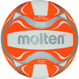 Molten Beach Volleyball - 5, White/Orange/Silver