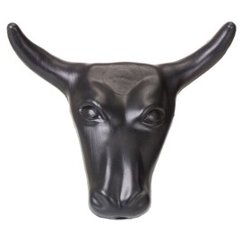 Tough-1 Plastic Mini Steer Head - Black
