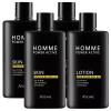 A-SOM 에이썸 파워 옴므 남성스킨로션 4개 남성화장품 세트 [AA3 스킨 2개+로션 2개] Aesome Power Homme Men's Skin Lotion 4-piece Men's Cosmetics Set [2 AA3 Skin + 2 Lotions]