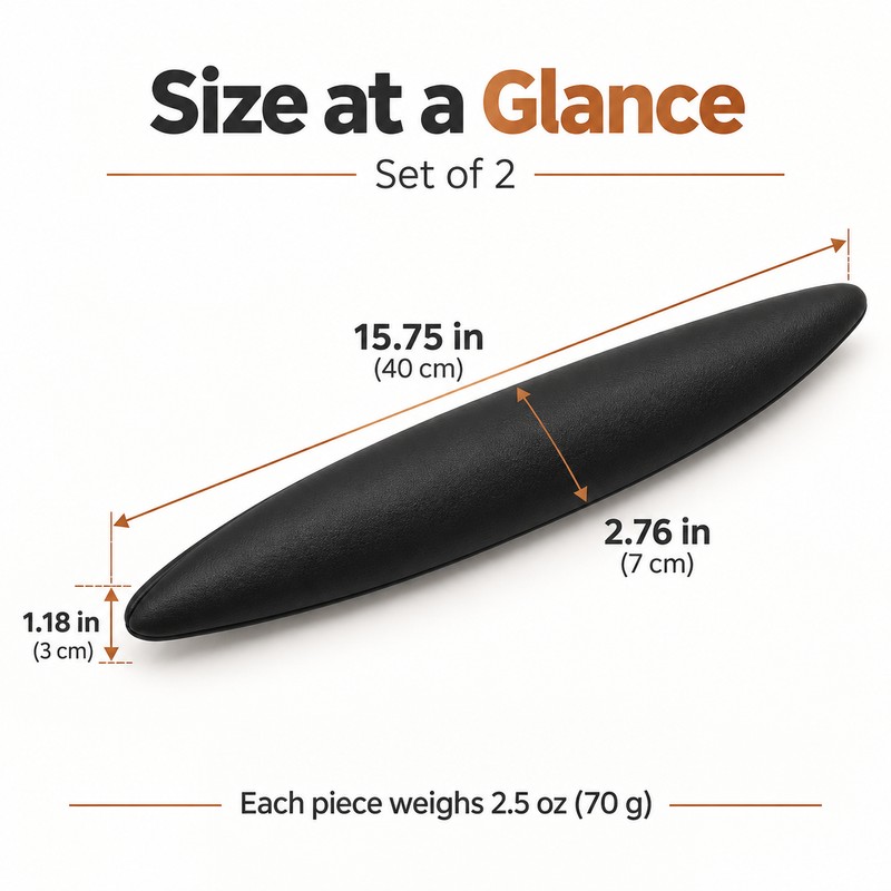 Car Seat Gap Filler 2 Pack – Flexible Seat Crevice