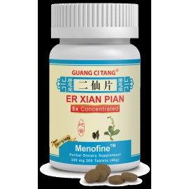 Guang Ci Tang 二仙片五倍浓缩 Er Xian Pian (Menofine/ High Potency10X) 200 Tablets