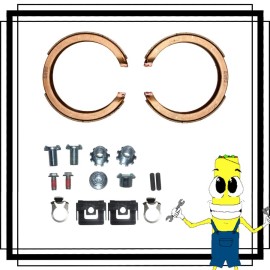 OASB Parking Emergency Brake Shoe Hardware Kit for Kia Cadenza 2014-2016
