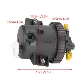 Broco Fuel Filter Housing + Filter for CITROEN BERLINGO XSARA PICASSO PEUGEOT 206 306 307 2.0 HDi