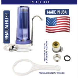 WATER WORLD Like APEX MR-1050 Countertop Water Filter 5 Stage Alkaline pH Reduces Chlorine