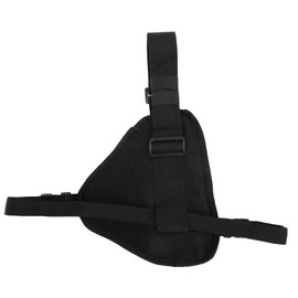 Haofy 10.2 x 6.69 Inch Walkie Talkie Portable Vest Chest Bag Black with Adjustable Strap, Wireless Chest Strap, Radio Strap Chest, Default, Casual