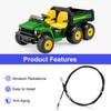 Outopakkle Accelerator Pedal Throttle Cable AM130237 Compatible with John Deere