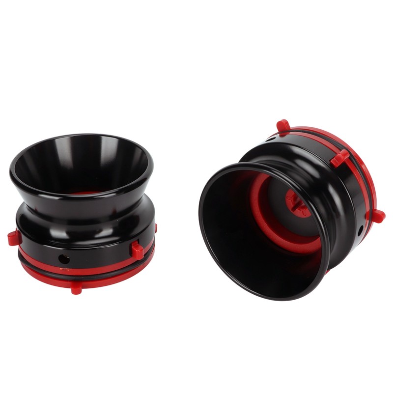 1 Pair NAB Hub Adapters Professional Polished Aluminum Reel to