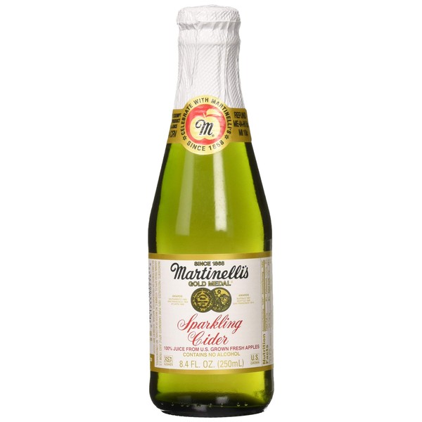 Martinelli's Sparkling Apple Cider, 8.4 fl. oz. (Pack of 12)
