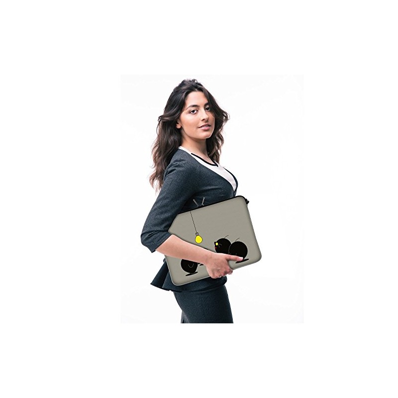 17”-17.3" inch Shoulder Laptop Messenger Solid Strong Canvas Sleeve Case