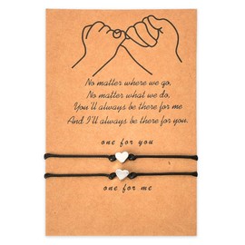 Matching Bracelets for Mom and Daughter Birthday Gifts for Best Friend Long Distance Bracelet for Couples Boyfriend Girlfriend Anniversary Bday Gifts for Husband Wife