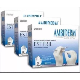 Ambiderm Guantes De Látex Ambiderm Estéril De Exploración