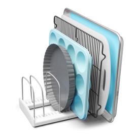 YouCopia Bakeware Storemore Adjustable Rack, Standard, White