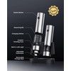 FORLIM Electric Salt and Pepper Grinder Set, USB Rechargeable Automatic