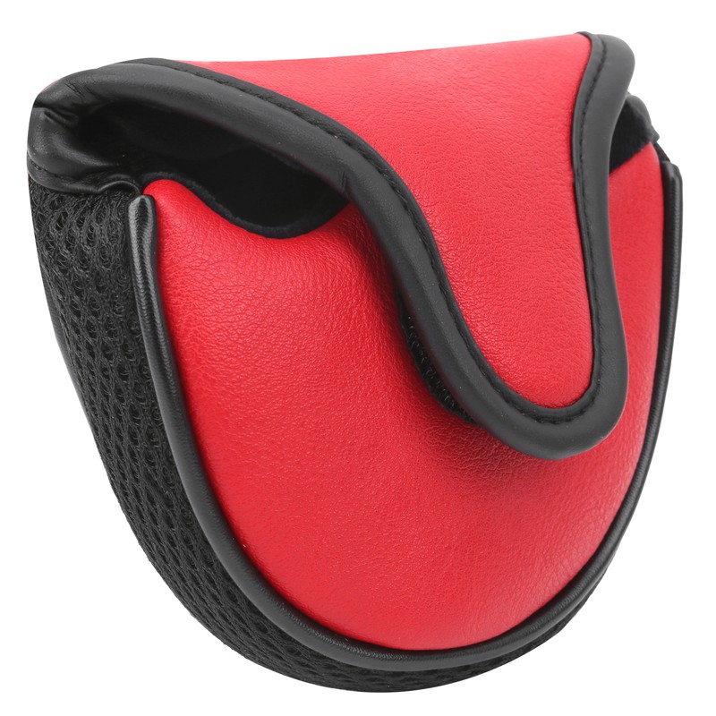 Golf Putter Protection Covers Headcover Semicircle PU Leather Guard Waterproof