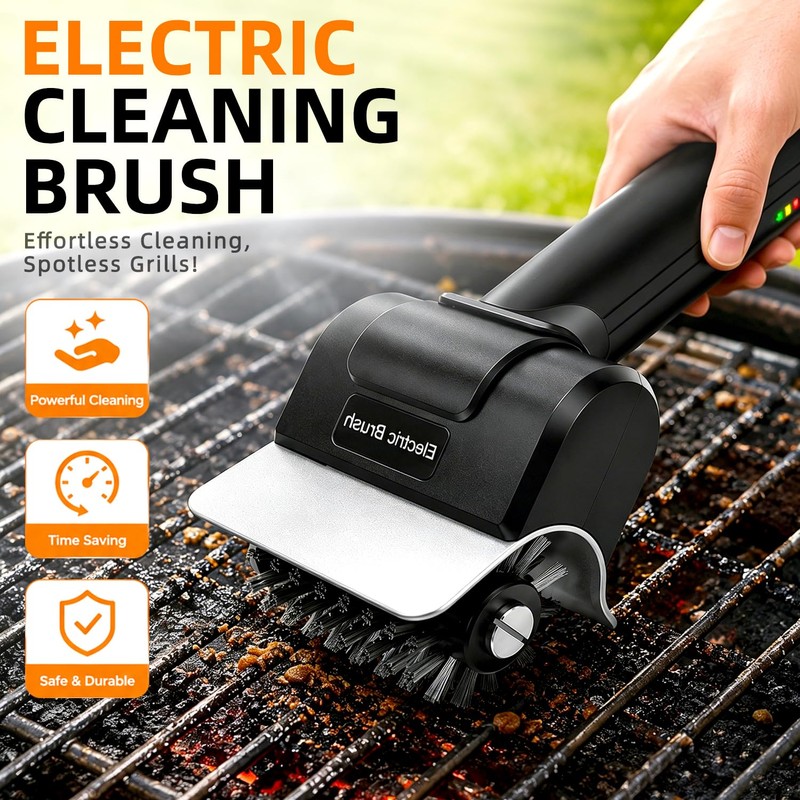 Electric Grill Brush,Grill Brush for Outdoor Grill,Grill Cleaner
