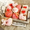 HULISEN Heart Cookie Cutter Set (5 Pieces/Set), Stainless Steel Biscuit
