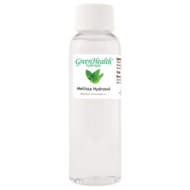 Melissa Hydrosol (Floral Water) - 2 fl oz Plastic Bottle w/Cap - 100% pure