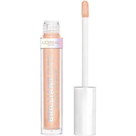 L'Oreal Paris Makeup Brilliant Eyes Shimmer Liquid Eye Shadow, Longwearing Lasting Shimmer, Crease Resistant, Flake-Proof, Precision Applicator, Quick Dry, Non-Greasy, Crystal Shine, 0.1 Oz.
