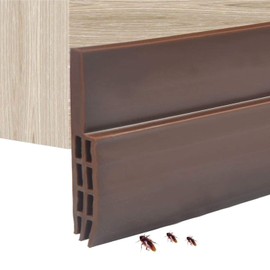 Cinta de sellado, cinta autoadhesiva de silicona de 100 cm para sellar la parte inferior de la puerta, tira de sellado para control de insectos, selladores de prevención de agua insonorizados a prueba de polvo