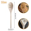 Funny Wooden Spoons Set, Engraved Kitchen Utensils, 3-Piece Housewarming Gift