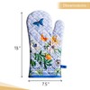 Maison d' Hermine Oven Gloves 100% Cotton Oven Mitt 7"