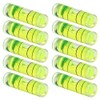 Utoolmart 10pcs Bubble Level, 9.5Ã34mm Mini Universal Spirit Levels Bubble for Picture Hanging, Measuring Instruments Layout Tools