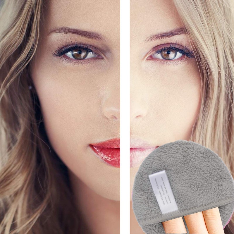 KinHwa Makeup Remover Pads Reusable Make-Up Pads Washable Microfibre Make-Up