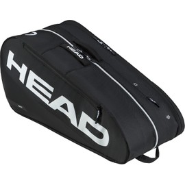 HEAD Tour - Bolsa para raqueta L (9R) - Capacidad para hasta 9 raquetas, tecnología CCT+ de control climático, 2 compartimentos principales, bolsillo para zapatos y sistema de transporte de mochila