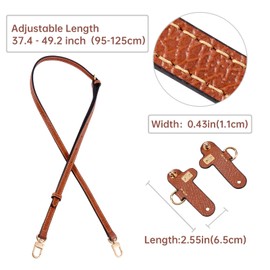 Purse Straps Kit Replacement with Multi-Pocket Waterproof Handbag Organizer Insert Compatible with Mini Longchomp Tote Bag