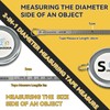Tape Measure for Pipe Diameter, Precision Measuring Tape 2 m