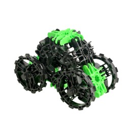 Lux Blox Mini Car - Multiple Colors (Black & Neon Green)