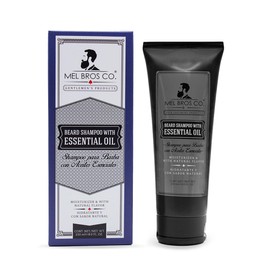 MEL BROS CO. - Beard Shampoo With Essential Oil - Shampoo para Barba con aceites esenciales 8 oz / 230 ml. Hidrata, humecta y da suavidad al vello facial. (Barba)