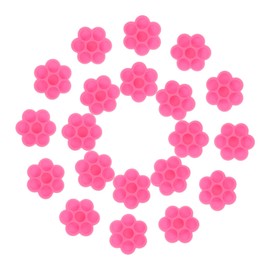 HONMEET 200Pcs Eyelash Extension Container Holder Dual Purpose Design for Remover Primer for Salon Use Nail Art Mixing Reduces Drying with Airflow Grooves