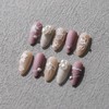 Flower Nail Art Stickers Sparkly White Floral Nail Stickers 5D