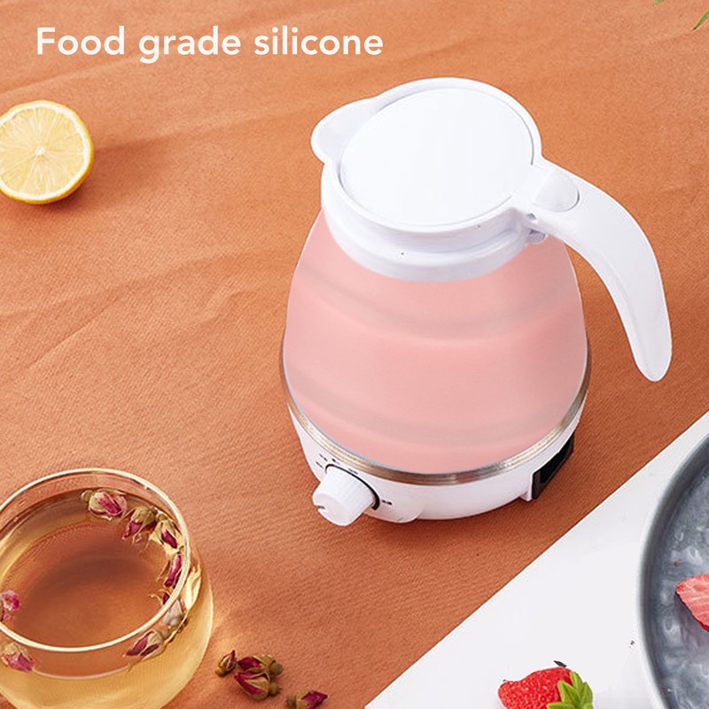 0.6L Foldable Electric Kettle 600W Heat Resistant Rust Proof Portable