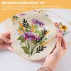 Embroidery Set for Beginners, 4 Embroidery Set Adults, Embroidery Kit