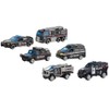 6pcs 1:64 Engineering Car Model Alloy Simulation Vehicle Car Model