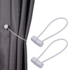 Magnetic Curtain Tiebacks, Strong Magnetic Window Curtain Tiebacks Clips Decorative