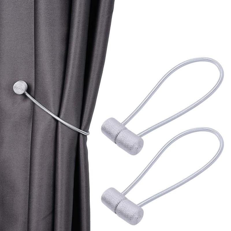 Magnetic Curtain Tiebacks, Strong Magnetic Window Curtain Tiebacks Clips Decorative