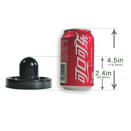 Air Hockey Pushers and Air Hockey Pucks- Accessories for Game Tables (4 Striker, 4 Puck Packs)