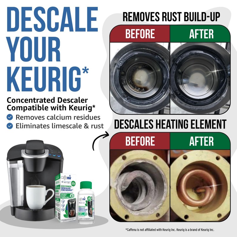 Keurig Compatible Descaling Solution. 1 Bottle of Descaler Solution. Descaling