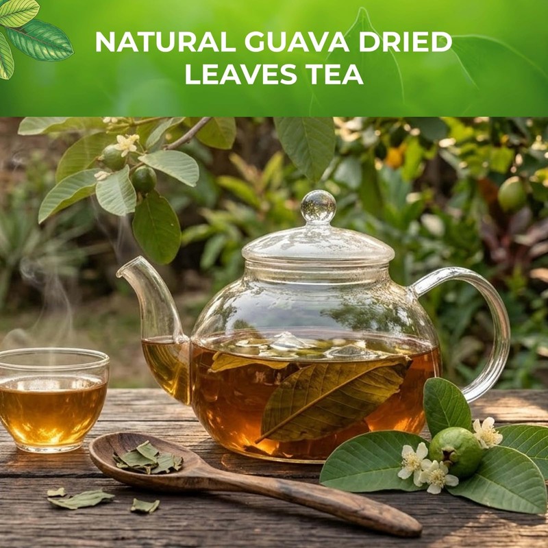 Dried Guava Leaves -5.2oz, Hojas De Guayaba, Premium Guava Leaves,