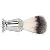 Beard Foam Brush Fine Synthetic Bristles Stainless Steel Fast Dry