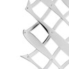 Alessi Pescher DUL03 Ausziehbarer Topfuntersatz, Edelstahl, silber, 2 x 30