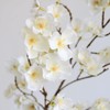 4pcs Artificial Cherry Blossom Flower Branches Long Stems for Home