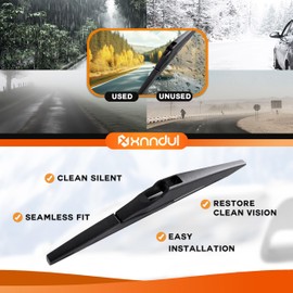 12 Inch Rear Wiper Blade Replacement for Honda CRV 2022-2017/Element 2011-2003/Nissan Murano 2021-2009/Armada 2022-2005/Pathfinder 2012-2004 Back Windshield Wiper Blade (12B)