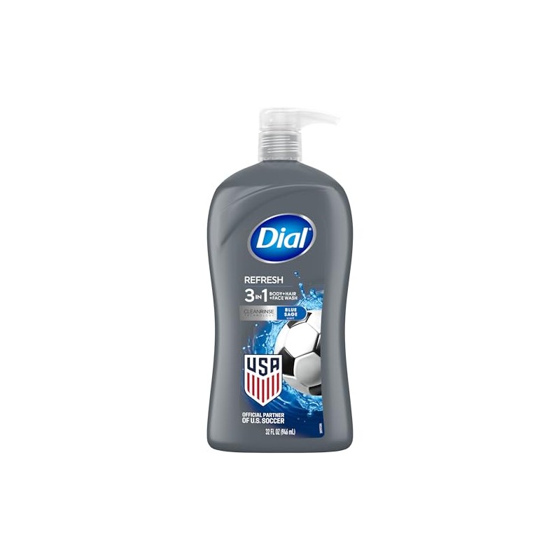 Dial for Men Hair + Body Wash, Hydro Fresh, 32